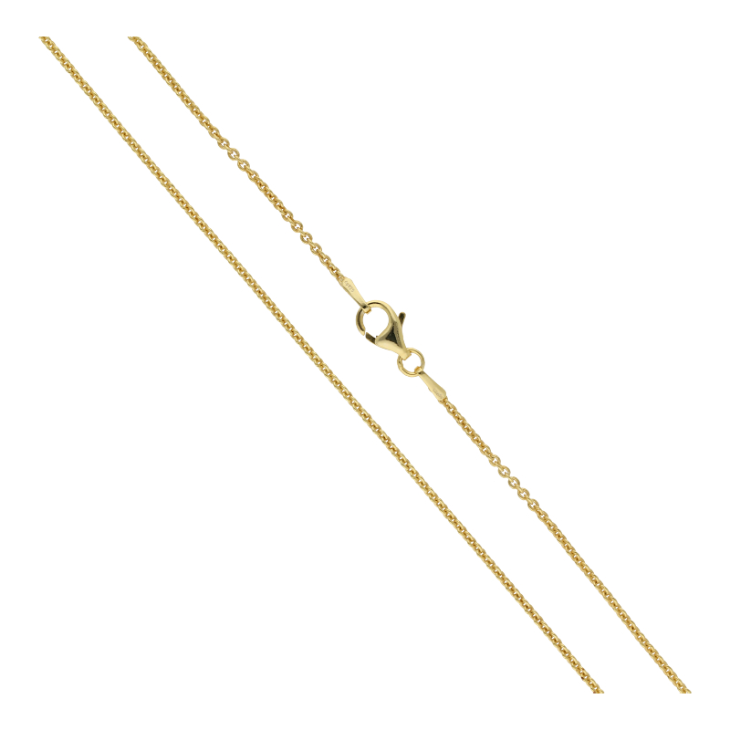 Halskette 925 vergoldet Ankerkette Breite 1,5 mm Länge 42 cm